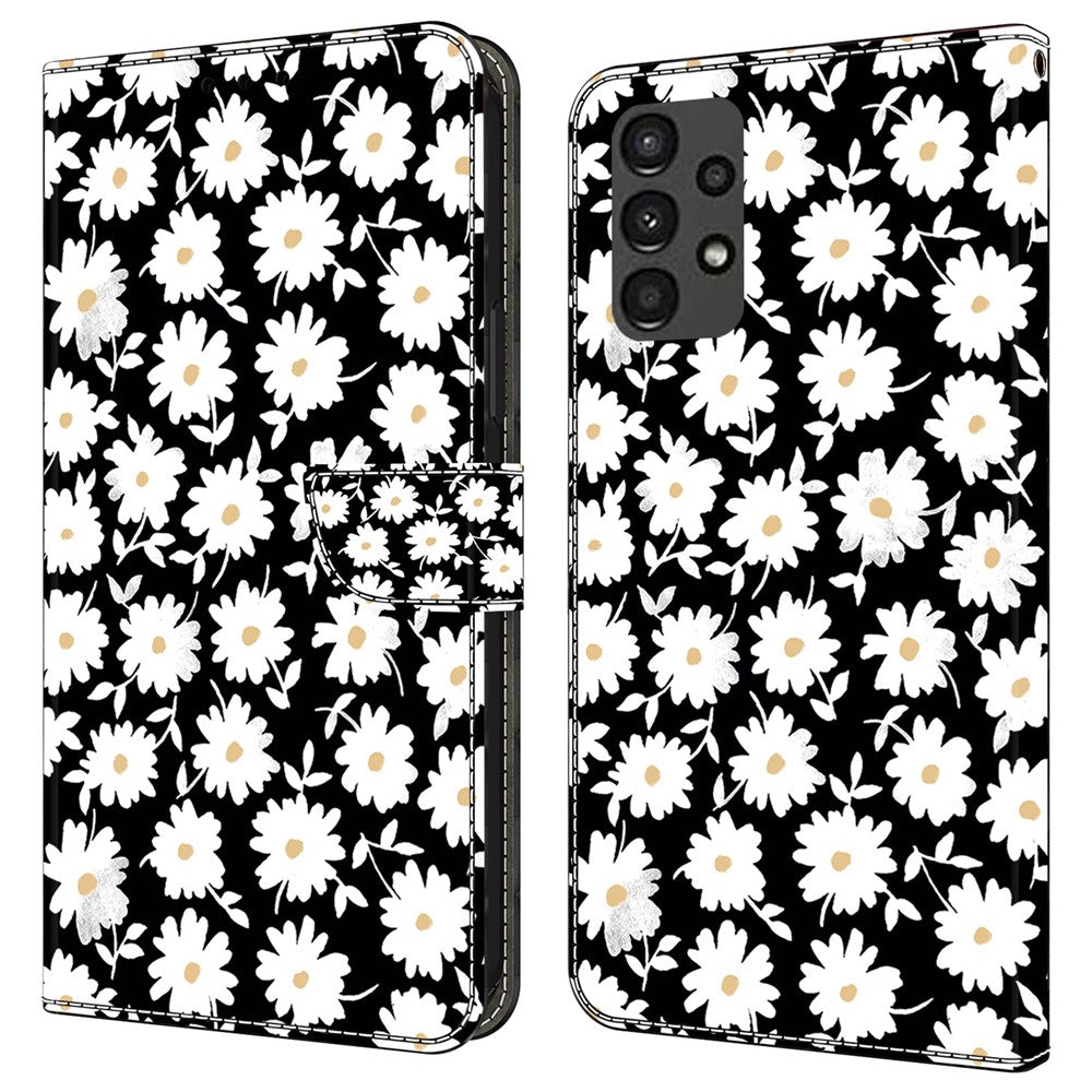Samsung Galaxy A13 5G / A13 4G-beskyttende lædercover med flip-design