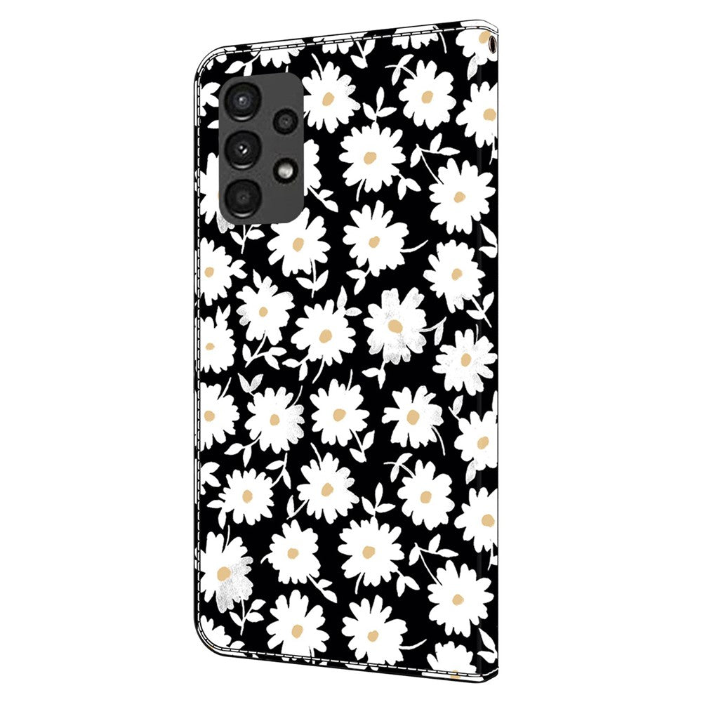Samsung Galaxy A13 5G / A13 4G-beskyttende lædercover med flip-design