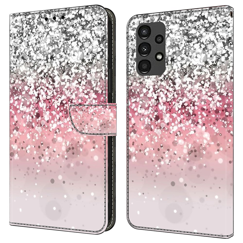 Samsung Galaxy A13 5G / A13 4G-beskyttende lædercover med flip-design