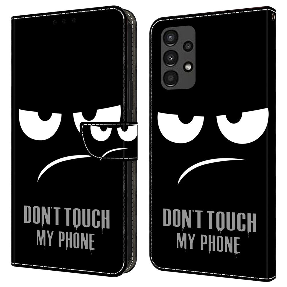 Samsung Galaxy A13 5G / A13 4G-beskyttende lædercover med flip-design