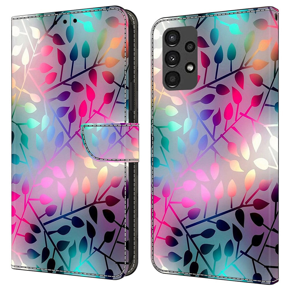 Samsung Galaxy A13 5G / A13 4G-beskyttende lædercover med flip-design