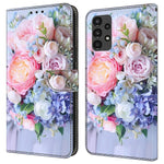 Samsung Galaxy A13 5G / A13 4G-beskyttende lædercover med flip-design