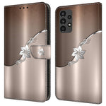 Samsung Galaxy A13 5G / A13 4G-beskyttende lædercover med flip-design