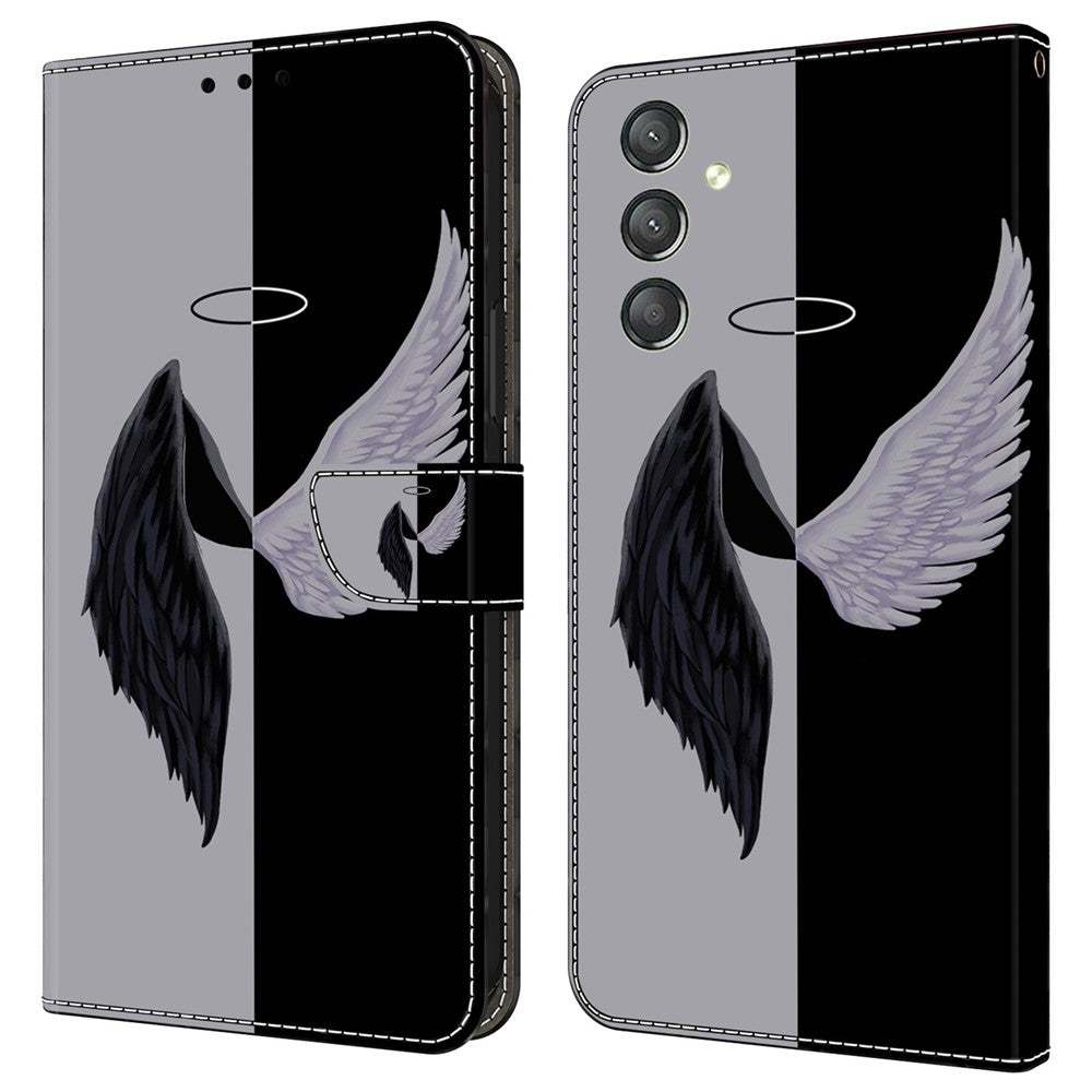 For Samsung Galaxy A24 4G (162.1 x 77.6 x 8.3mm) Case Shockproof Wallet Phone Cover