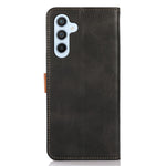 KHAZNEH Til Samsung Galaxy A15 4G Cover, PU-læder med koskindstekstur, stativfunktion
