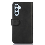 Til Samsung Galaxy A15 4G Cover, Lædercover med Kohudstekstur og Mobilholder