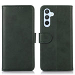 Til Samsung Galaxy A15 4G Cover, Lædercover med Kohudstekstur og Mobilholder
