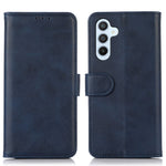 Til Samsung Galaxy A15 4G Cover, Lædercover med Kohudstekstur og Mobilholder