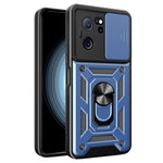 Xiaomi Redmi K60 Ultra / 13T / 13T Pro-skal med glidande linslock PC+TPU-mobilskal med stöd