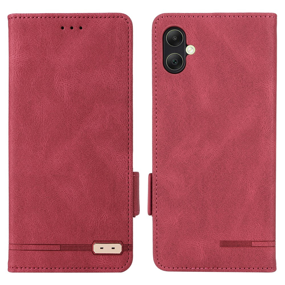 For Samsung Galaxy A05 4G Case PU Leather Stand Mobile Phone Wallet Cover
