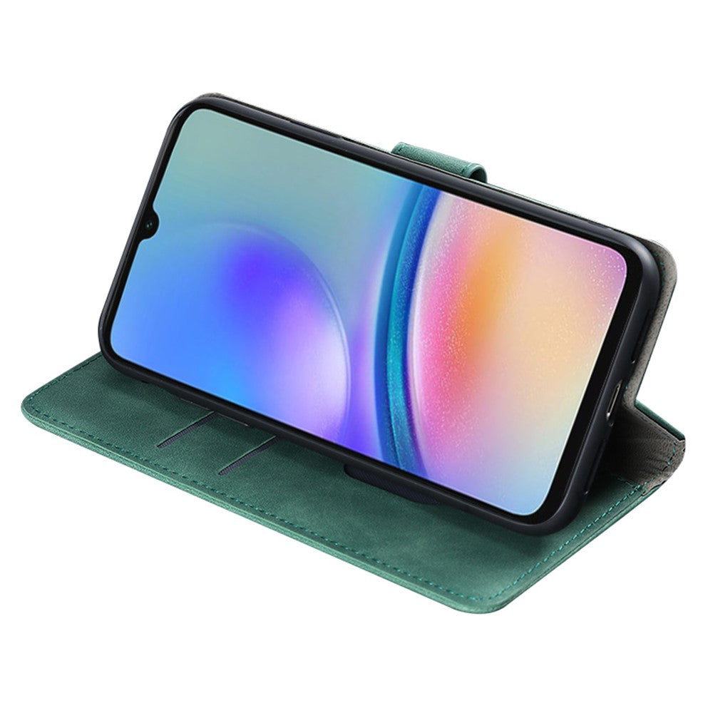Til Samsung Galaxy A05s 4G Cover Skin-touch PU Læder Pung Stativ Telefoncover