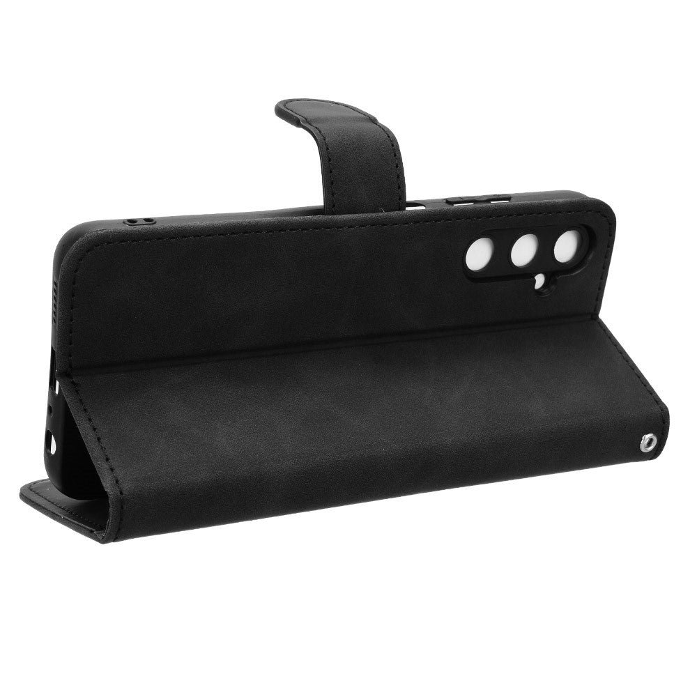 Til Samsung Galaxy A05s 4G Cover Skin-touch PU Læder Pung Stativ Telefoncover