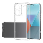 Xiaomi Redmi Note 13 Pro+ 5G Exakta utskärningar Ultratunt TPU Genomskinligt mobilskal Mobilmobilskydd