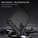 MOFI JK TPU Series-1 För Samsung Galaxy A15 4G Skal Kolfibertextur mobilskal TPU Skal