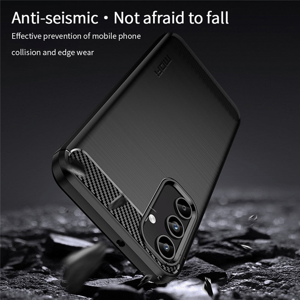 MOFI JK TPU Series-1 För Samsung Galaxy A15 4G Skal Kolfibertextur mobilskal TPU Skal