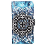 Til Samsung Galaxy A15 4G Lædercover med Rem og Kortholder, Mønstertryk, Telefonstativ-Cover