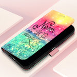 Til Samsung Galaxy A15 4G Lædercover 3D Mønsterprint Pung Stand Mobilcover med Rem
