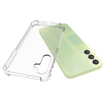 Til Samsung Galaxy A15 4G / 5G HD Klart Telefoncover Blødt TPU Etui Anti-slip Smartphone Skal