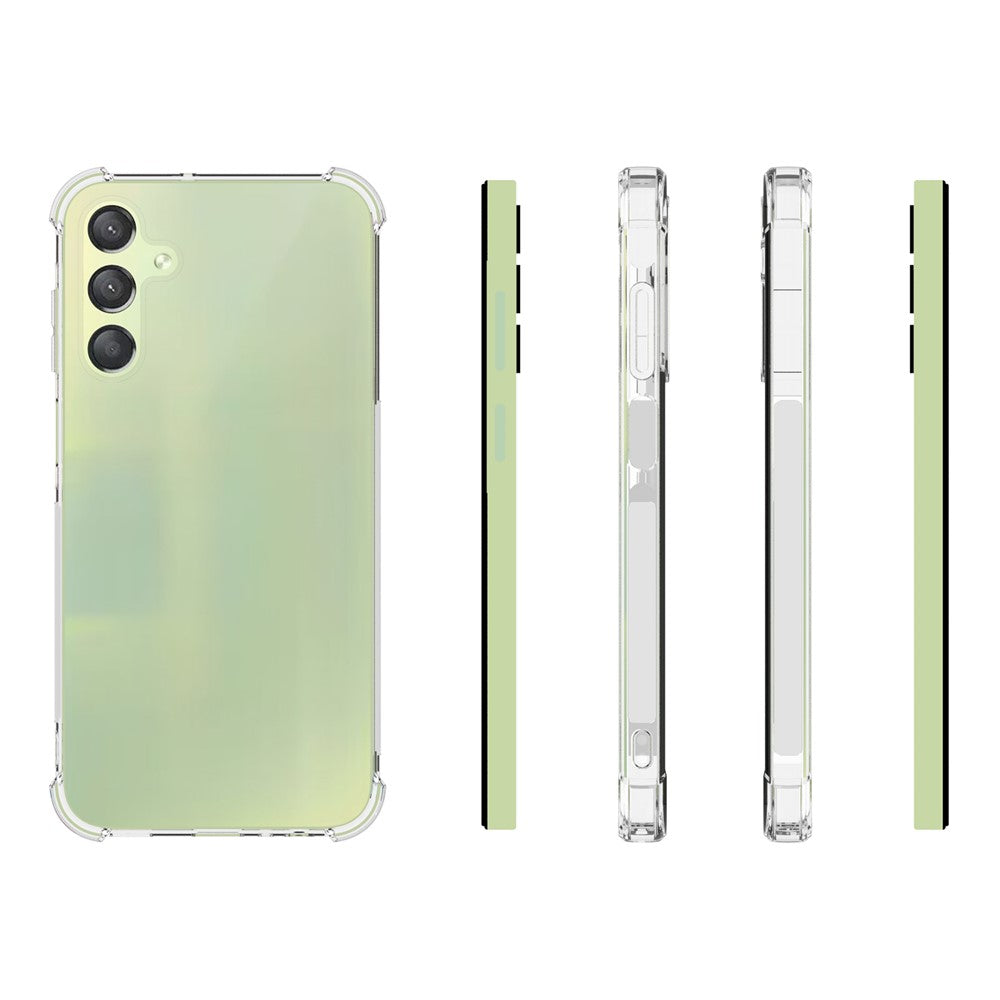 Til Samsung Galaxy A15 4G / 5G HD Klart Telefoncover Blødt TPU Etui Anti-slip Smartphone Skal