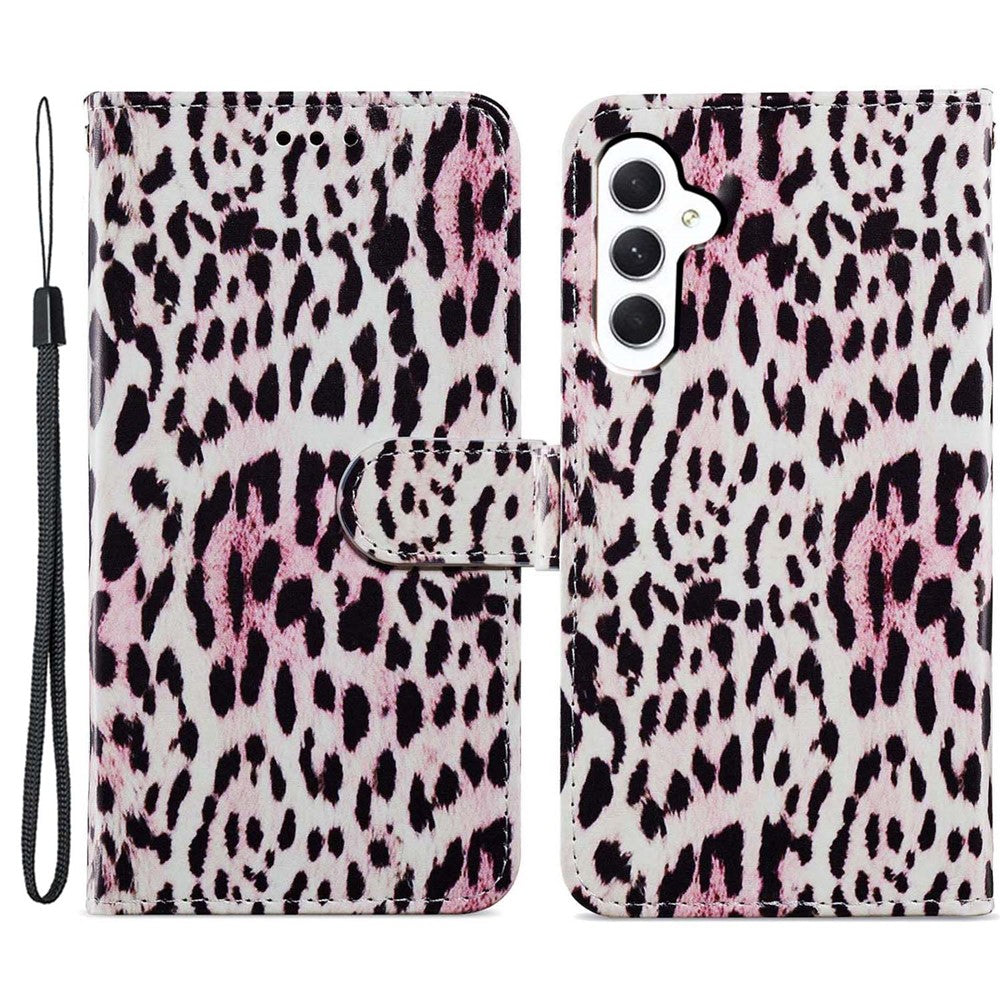 Til Samsung Galaxy A15 5G Cover Pung PU Læder Mønstertryk Telefoncover