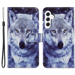 Til Samsung Galaxy A15 5G Cover Pung PU Læder Mønstertryk Telefoncover