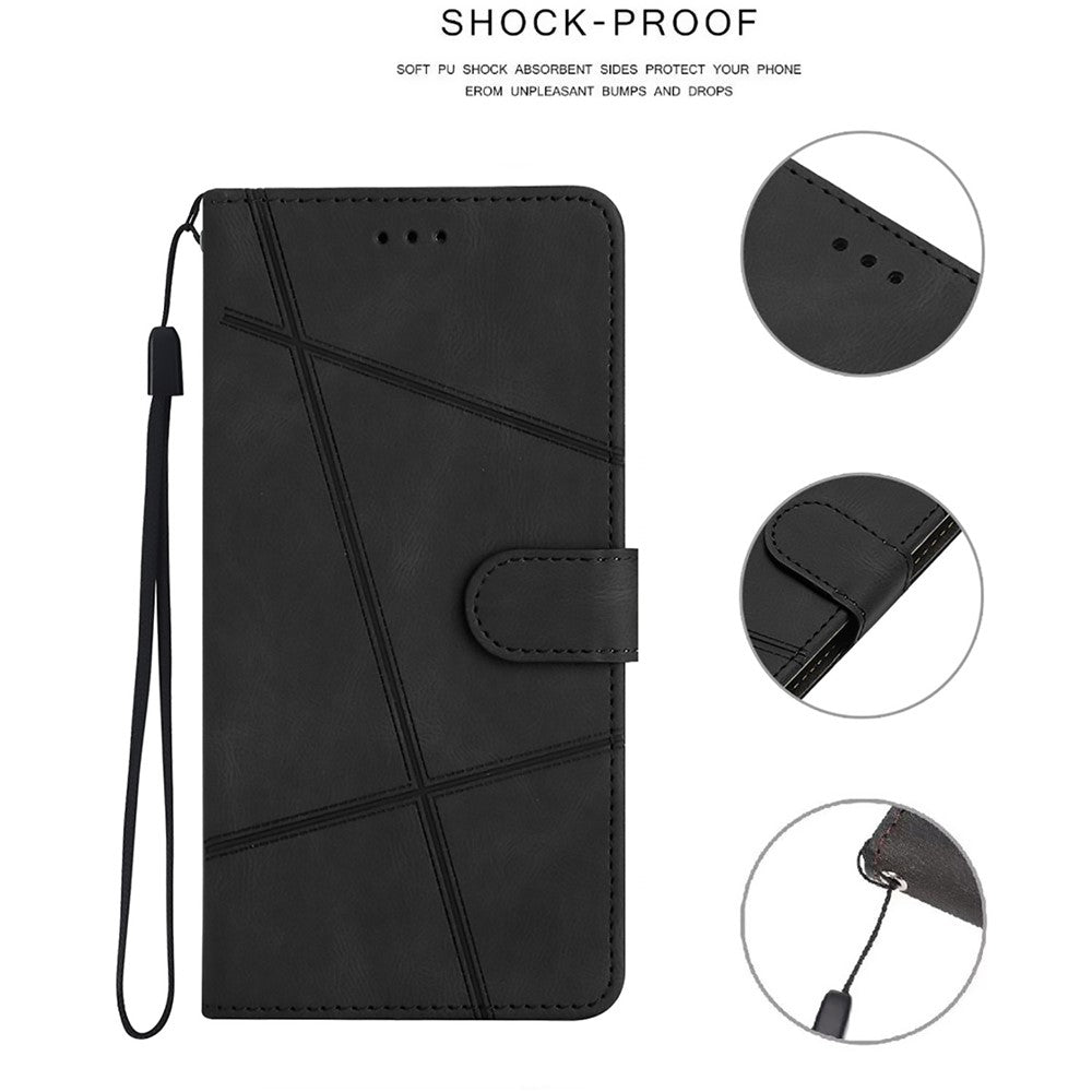 Til Samsung Galaxy A15 5G Etui PU Læder Stativ Telefon Pung Cover