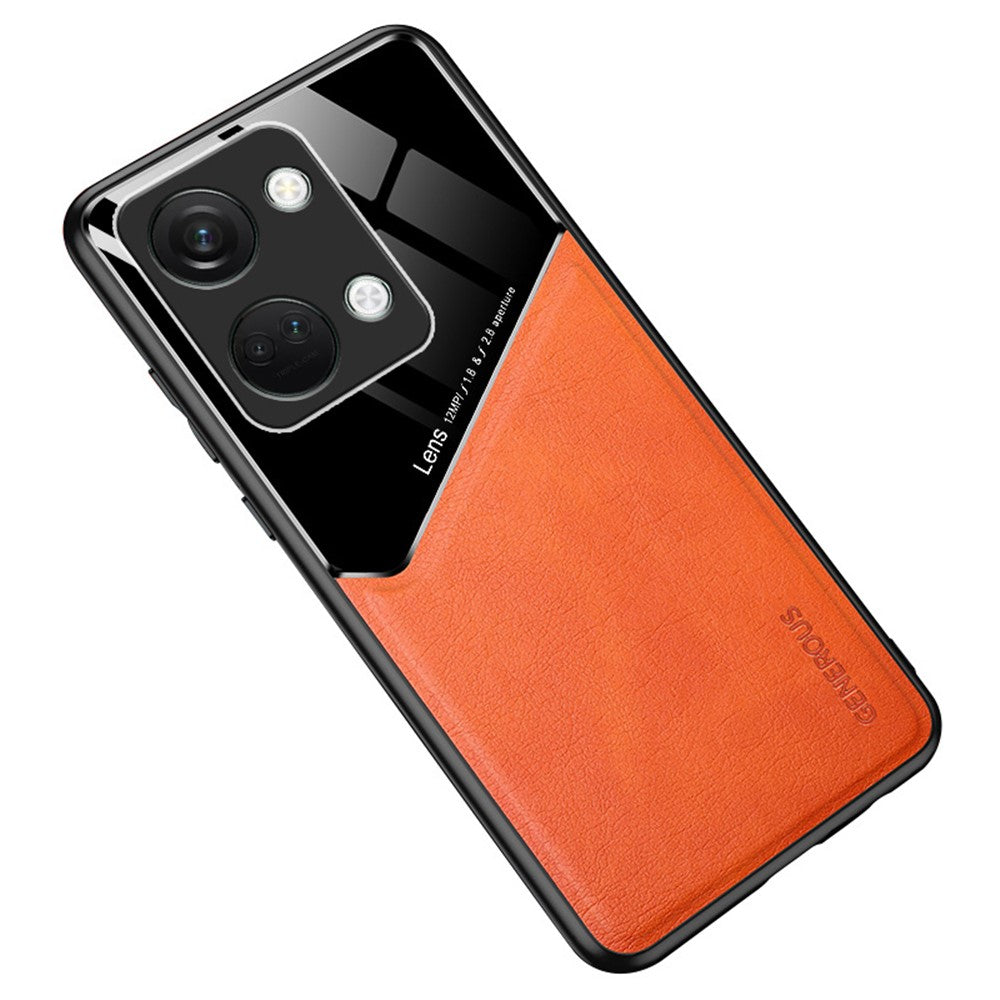 OnePlus Nord 3 5G / Ace 2V-skal Stoppsäkert PU-läderbelagt TPU+PC-mobilskal