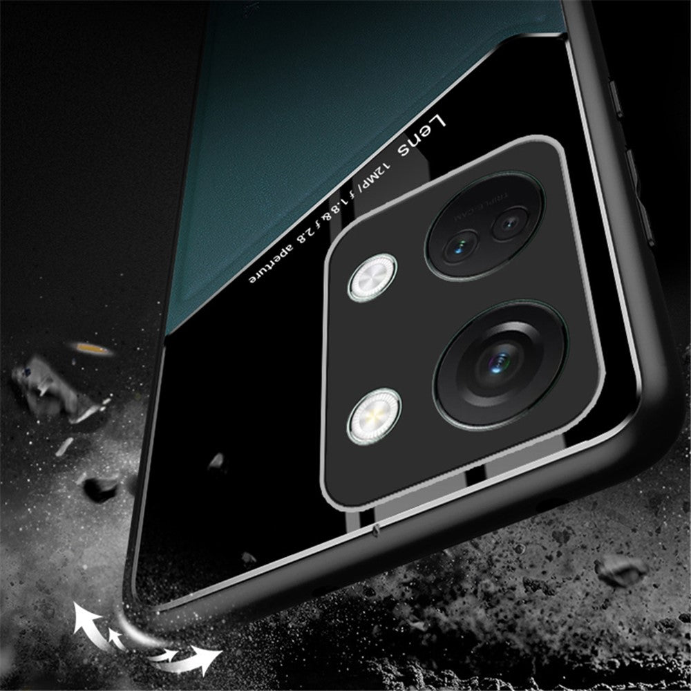 OnePlus Nord 3 5G / Ace 2V-skal Stoppsäkert PU-läderbelagt TPU+PC-mobilskal