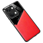 OnePlus Nord 3 5G / Ace 2V-skal Stoppsäkert PU-läderbelagt TPU+PC-mobilskal