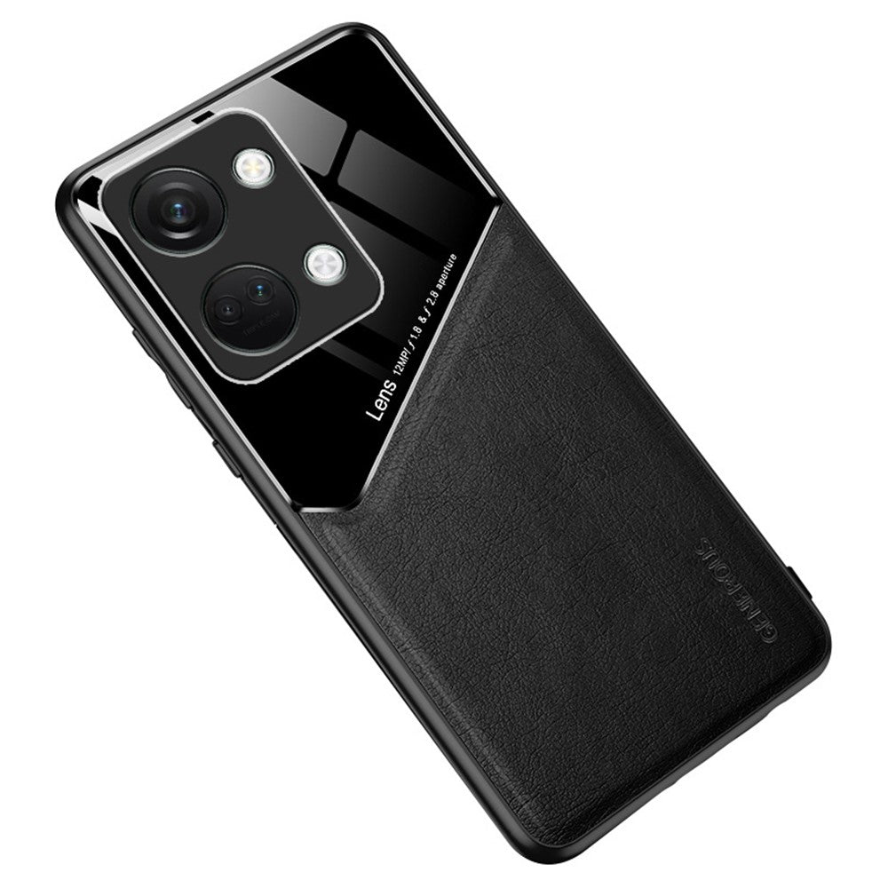 OnePlus Nord 3 5G / Ace 2V-skal Stoppsäkert PU-läderbelagt TPU+PC-mobilskal