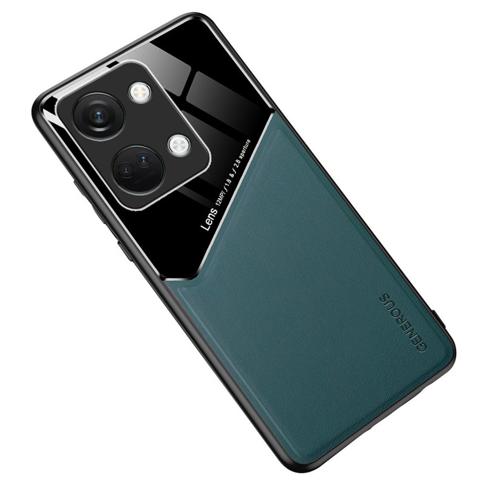 OnePlus Nord 3 5G / Ace 2V-skal Stoppsäkert PU-läderbelagt TPU+PC-mobilskal