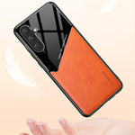 For Samsung Galaxy M54 5G / F54 5G Case Precise Cutout Leather Coated TPU+PC Phone Cover