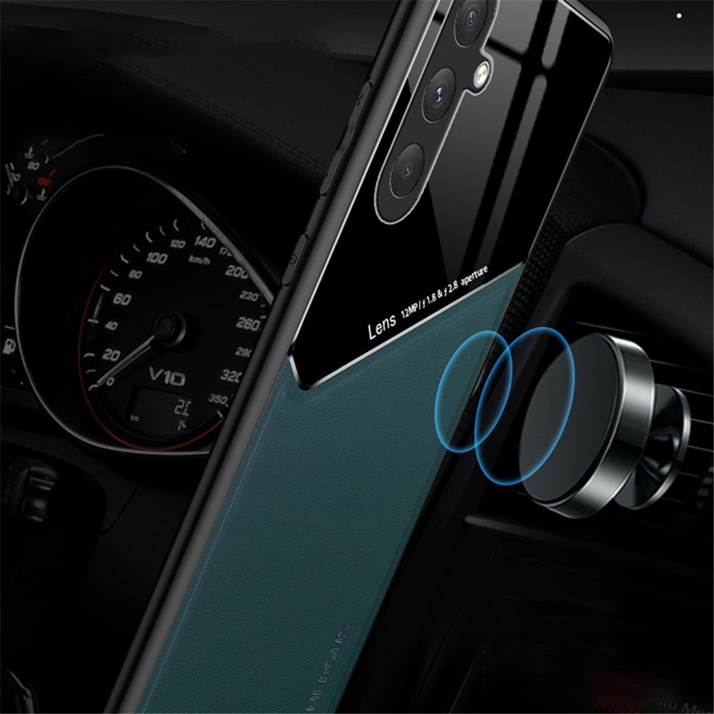For Samsung Galaxy M54 5G / F54 5G Case Precise Cutout Leather Coated TPU+PC Phone Cover