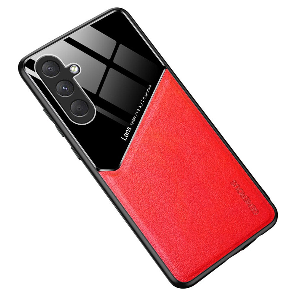 For Samsung Galaxy M54 5G / F54 5G Case Precise Cutout Leather Coated TPU+PC Phone Cover