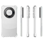 For Huawei Mate 60 Pro Clear Case Reinforced Corner Anti-drop Phone TPU Cover