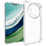 For Huawei Mate 60 Pro+ Case Transparent Non-slip TPU Phone Back Cover