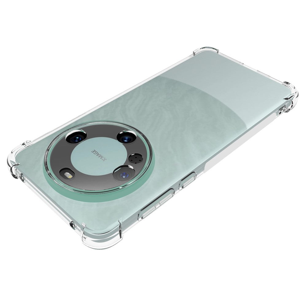 For Huawei Mate 60 Clear Case Anti-slip Drop-proof TPU Phone Cover