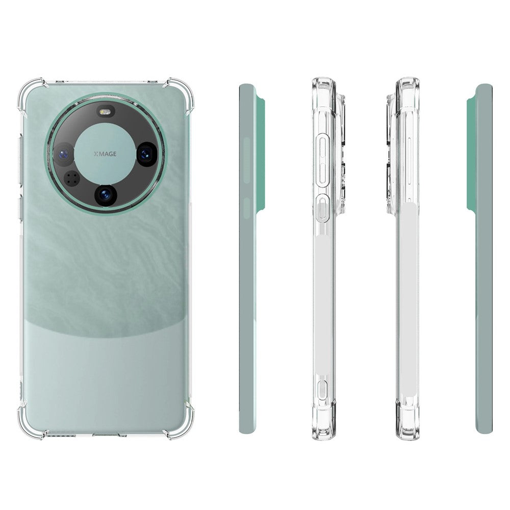 For Huawei Mate 60 Clear Case Anti-slip Drop-proof TPU Phone Cover