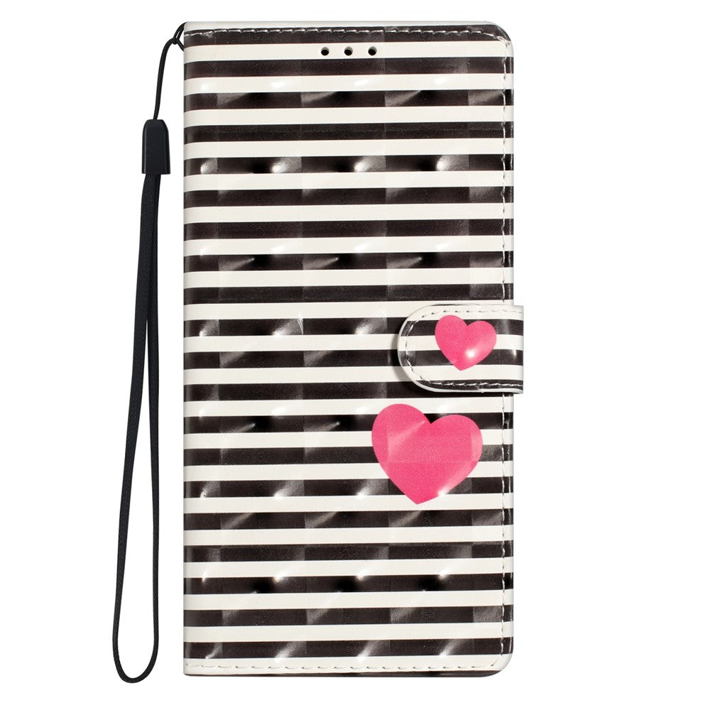 For Samsung Galaxy S23 FE Case Wallet PU Leather 3D Pattern Printing Phone Cover