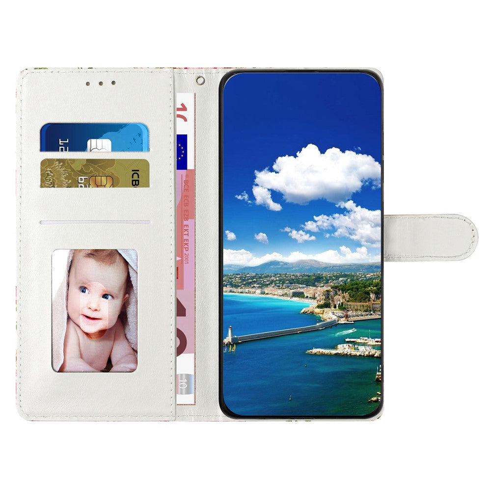 Til Samsung Galaxy A25 5G (Global) (161.0 x 76.5 x 8.3mm) Etui i PU-læder med 3D-mønster, flip-wallet telefoncover