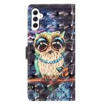 Til Samsung Galaxy A25 5G (Global) (161.0 x 76.5 x 8.3mm) Etui i PU-læder med 3D-mønster, flip-wallet telefoncover