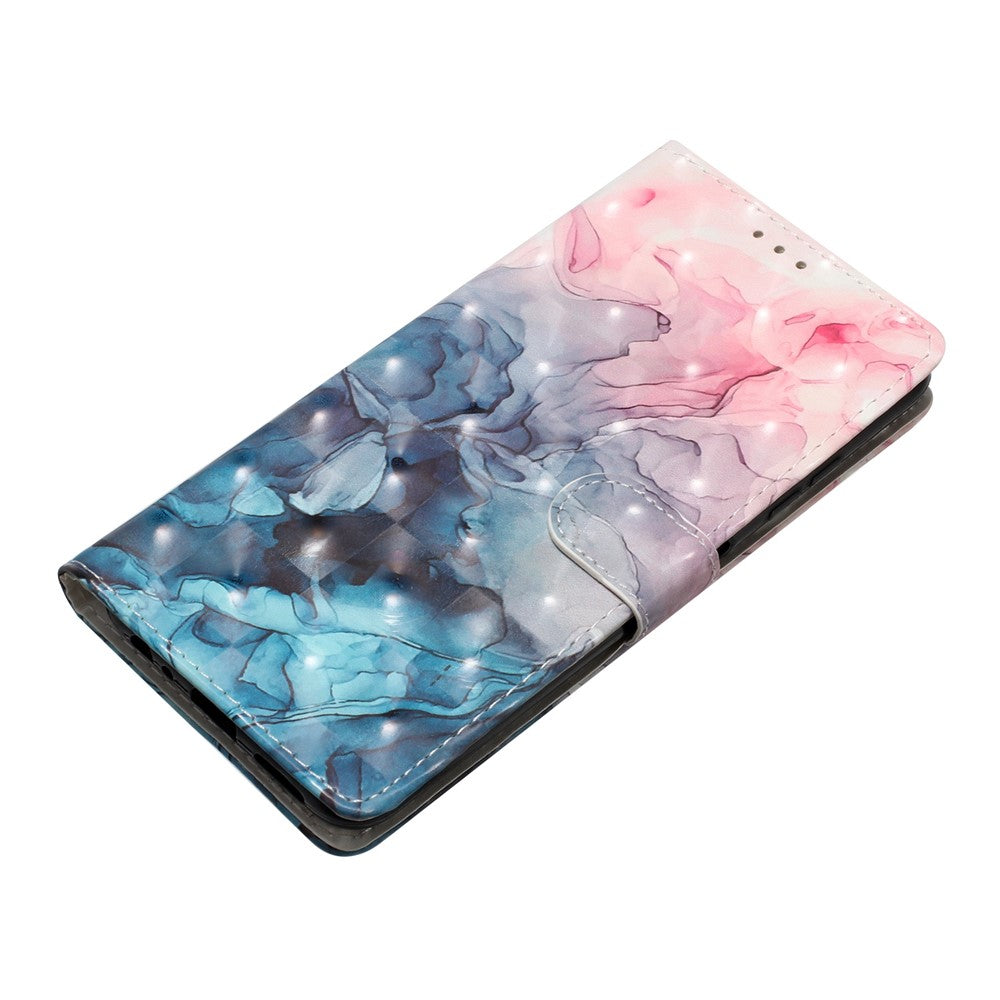 For Samsung Galaxy A73 5G Case 3D Pattern Printing PU Leather Magnetic Flip Phone Cover