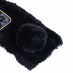 For iPhone 15 Pro Max Fluffy Furry 3D Bunny Ears Case Shockproof TPU Back Phone Cover