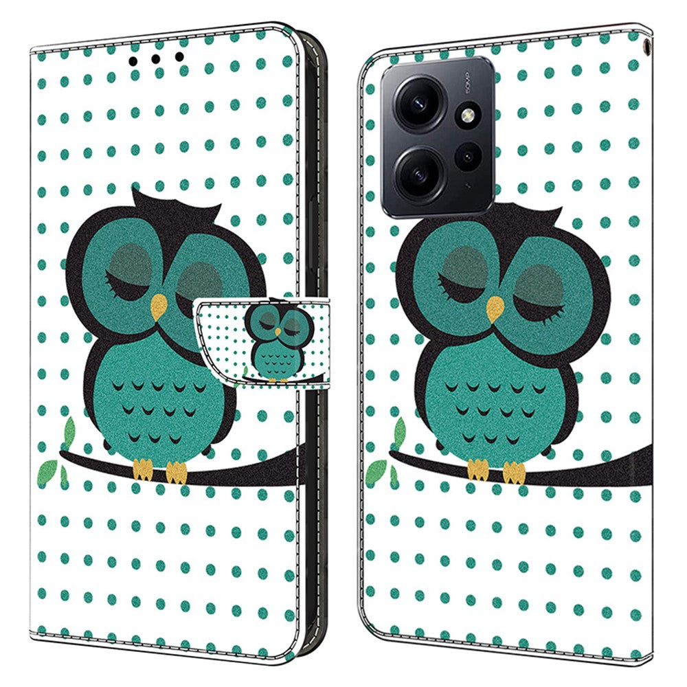 For Xiaomi Redmi Note 12 4G Case Shockproof Phone Case Leather Flip Wallet Cover