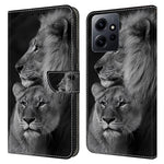 Xiaomi Redmi Note 12 4G-skal Stötsäkert mobilskal Läderflik Plånboksfodral