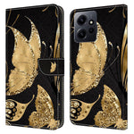 For Xiaomi Redmi Note 12 4G Case Shockproof Phone Case Leather Flip Wallet Cover