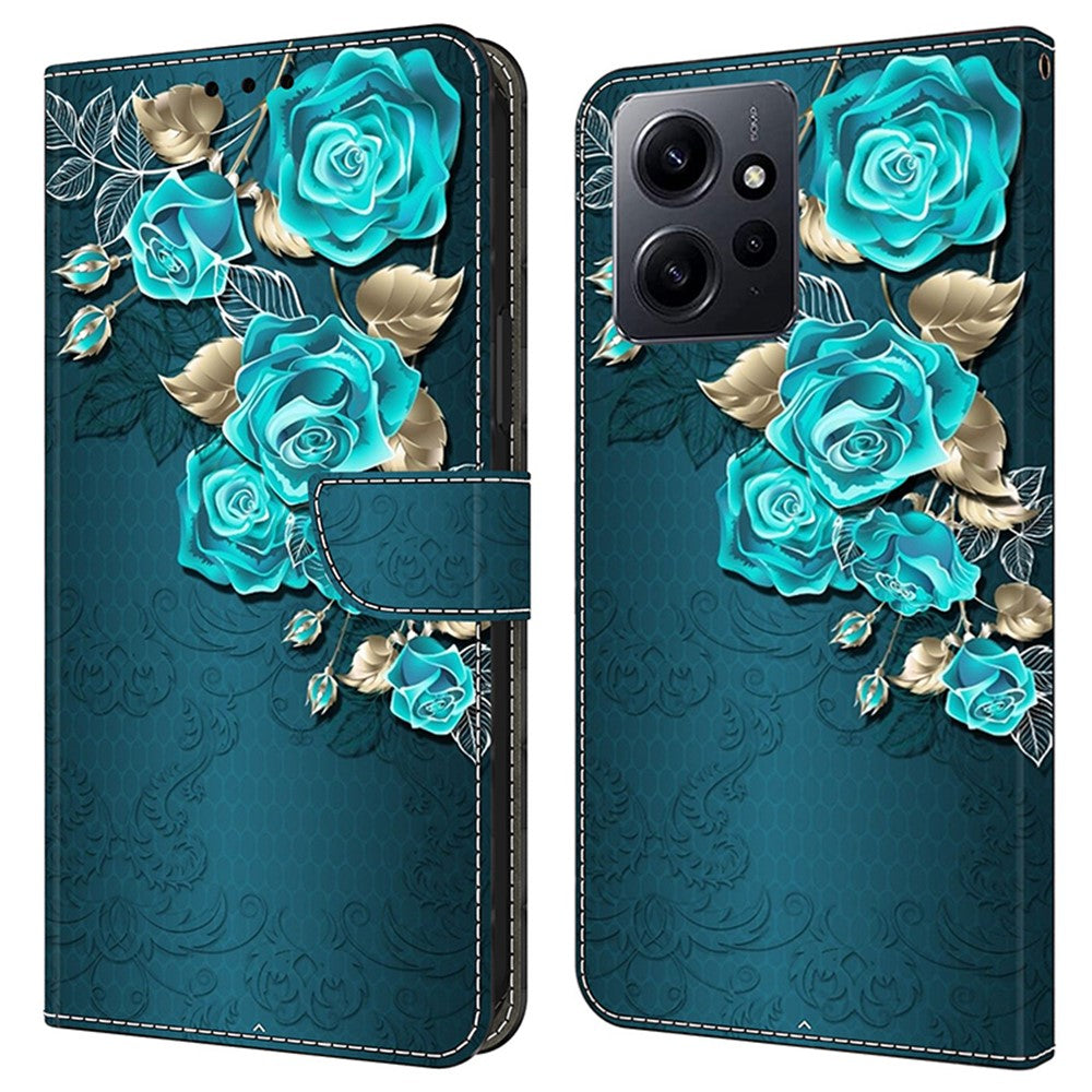 For Xiaomi Redmi Note 12 4G Case Shockproof Phone Case Leather Flip Wallet Cover
