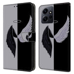 Xiaomi Redmi Note 12 4G-skal Stötsäkert mobilskal Läderflik Plånboksfodral
