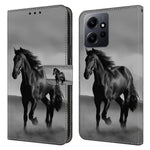 For Xiaomi Redmi Note 12 4G Case Shockproof Phone Case Leather Flip Wallet Cover