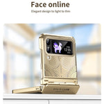 Til Samsung Galaxy Z Flip4 5G cover Hard PC Wing Frame Design Beskyttende Telefoncover